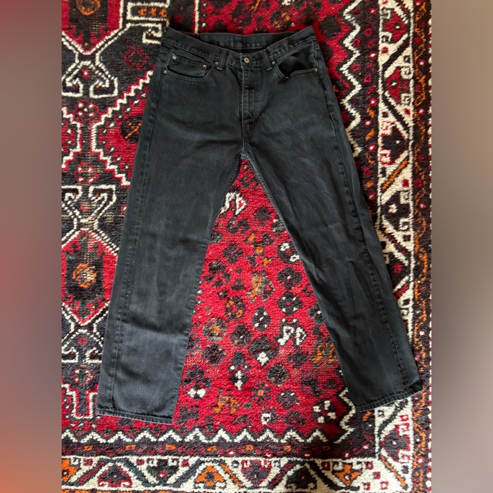 Levi's Men's Straight Jeans in Black